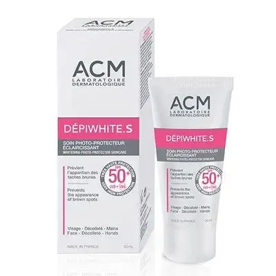 ACM Depiwhite.S Soin Spf 50 Photo-Protecteur Spf Sunscreen Cream - 50ml | اي سي ام كريم الواقي من الشمس - 50 مل