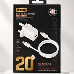 pd 20w quick home charger set