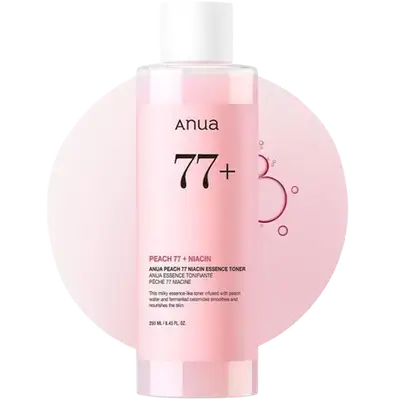 Peach 77+ Niacin Essence Toner 250 ml _ Anua