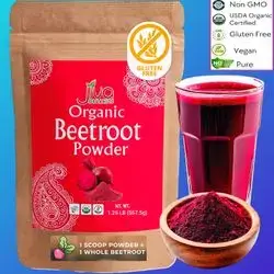 Organic Beet Root Powder, Organic Superfood, for Energy Boost, Pre-Workout, Heart Health, Blood Vessels, Arteries, Boosts Nitric Oxide, Joint pain & Arthritis & Inflammation, exercise and endurance, Energy&Flow&Pump, Erectile Dysfunction, Nitric Oxide, Pure Organic & Natural, 567.5 grams beetroot powder 