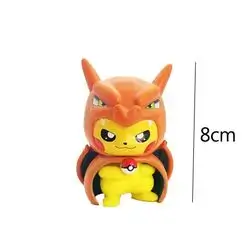 SMALL FIGURE POKEMON PIKACHU 4 EYES E2