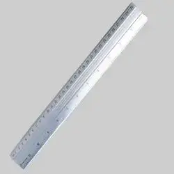 30cm Aluminum Ruler Stationery Measuring Drawing Ruler