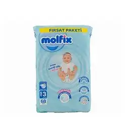 Molfix Baby Diapers No.3 68 Pieces
