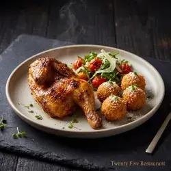 Half Boneless Chicken with Appetizers