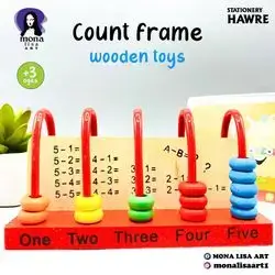 Count frame wooden toys