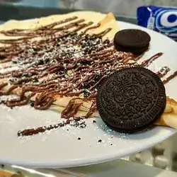Nutella and Oreo Crepe