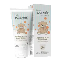 Mommy & Baby Daily Cream 0+ with Panthenol 100ml _ ECOLATIER