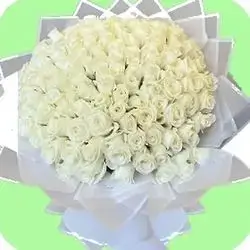 Giant White Rose Dream Bouquet