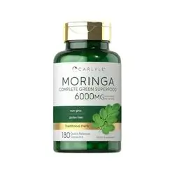 Moringa complete green super food 6000mg 180capsule