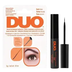 Duo Brush On Striplash Adhesive Black/Dark Tone 5ml _  Ardell
