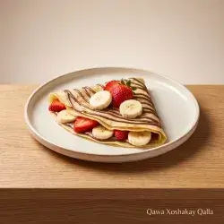 Banana Strawberry Crepe