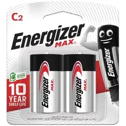 Energizer Max Alkaline C Batteries - Pack Of 2
