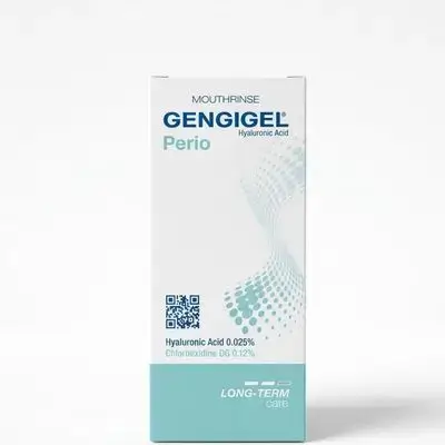Gengigel perio hyaluronic acid 0.025% chlorhexidine 0.12% long term mouthrinse 200ml
