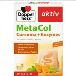 Doppelherz Aktiv MetaCol Curcuma + Enzymes
