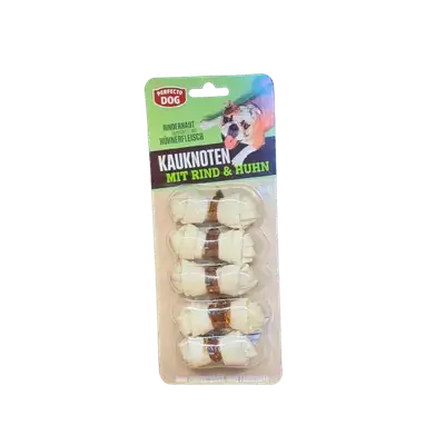 Perfecto – Dog – Chew Knot Bones 65gx5pcs