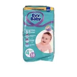 Evy Baby Diapers Maxi4 58pcs
