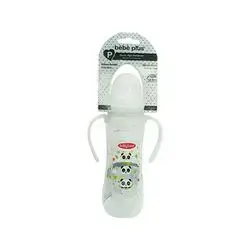 Baby Plus Feeding Bottle Silicone Nipple Medium Flow Bpa Free 240 Ml