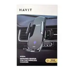 HAVIT Phone Car Air Vent Wireless Charger Holder Black W3034