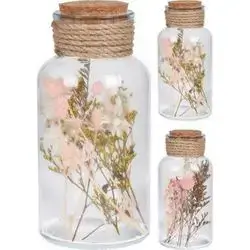 Flower In Bottle 16Cm 2Ass