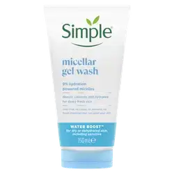 SIMPLE original Water Boost Micellar Facial Gel Wash