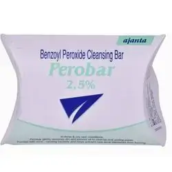 Perobar 2.5% soap//بيروبار 2.5% قالب تنظيف، 75 جم