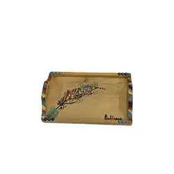 Hand-Painted Wooden Tray, Size 22×15 cm