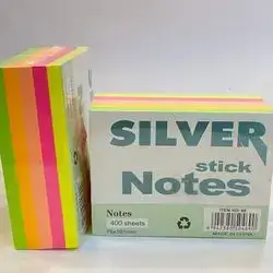 SILVER STICK PAPER Notes 400 SHEETS