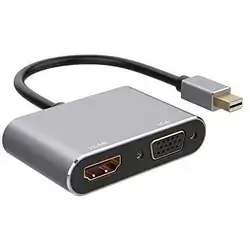 Philips SWR3121Y Mini DisplayPort to HDMI & VGA Adapter