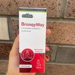 BronqyWay (theophylline anhydrous ,Guaifenesin)Bronchodilator Expectorant oral syrup 100ml