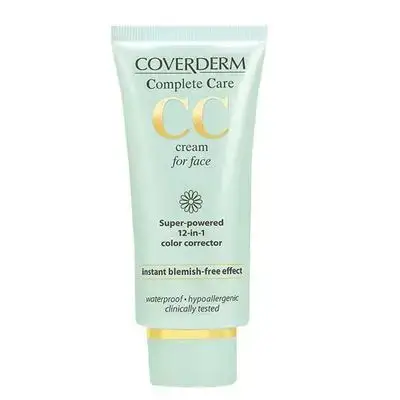 Coverderm Complete Care CC Cream for Face Spf25 Light Beige, 40ml