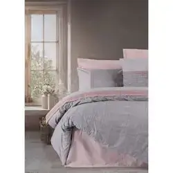 Hazel - Dusty Rose Ranforce Double Quilt Cover Set 200*220CM