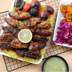 Half Kilo Chicken Wings On Rice