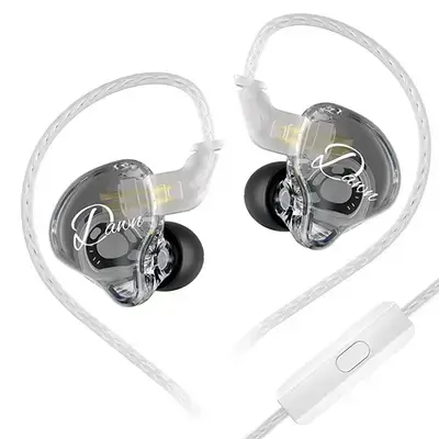 KZ Dawn IEM Headphone Silver-plated Cable (With Mic)
