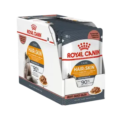 Royal Canin Hair & Skin Care in Gravy 12x85g