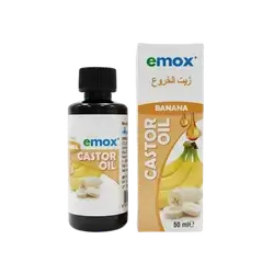 Castor Oil BANANA Flavour 50ml _ emox