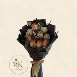 White & Orange Bouquet