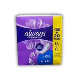 Always Women's Large 48+20 Diapers