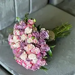 Purple Baby Roses Bouquet