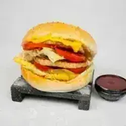 Double Cheese Chicken Burger