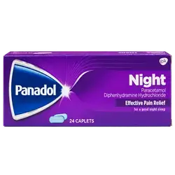 Panadol Night Effective Pain Relief 24 Caplets _ gsk