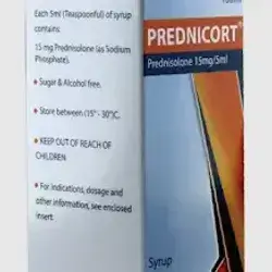 PREDNICORT SYRUP 15mg /5ml