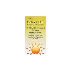 Cole Vit D3 25000 Iu Capsule