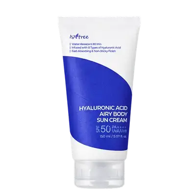 Hyaluronic Acid Airy Body Sun Cream SPF50+ PA++++ 150ml _ IsNtree