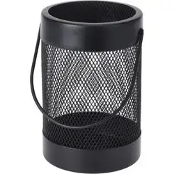 Lantern Metal Mesh Black Clr