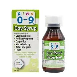 Kids 0-9 Cough and Cold Syrup Gluten-Free/Sugar-Free 100ml _ HOMEOCAN