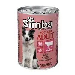 Simba Dog Chunks with Beef 400g