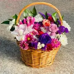 Bright Flower Basket