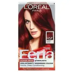Feria, Power Red, High-Intensity Shimmering Colour, R57 Cherry Crush