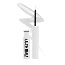 Vivid Brights Matte Liquid Eyeliner 02 WHITE 2.0ml _ NYX PROFESSIONAL MAKEUP