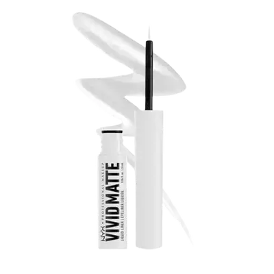 Vivid Brights Matte Liquid Eyeliner 02 WHITE 2.0ml _ NYX PROFESSIONAL MAKEUP